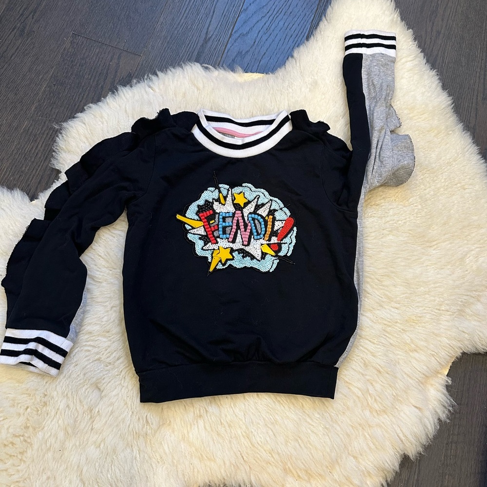 Girls Fendi Sweatshirt size 6